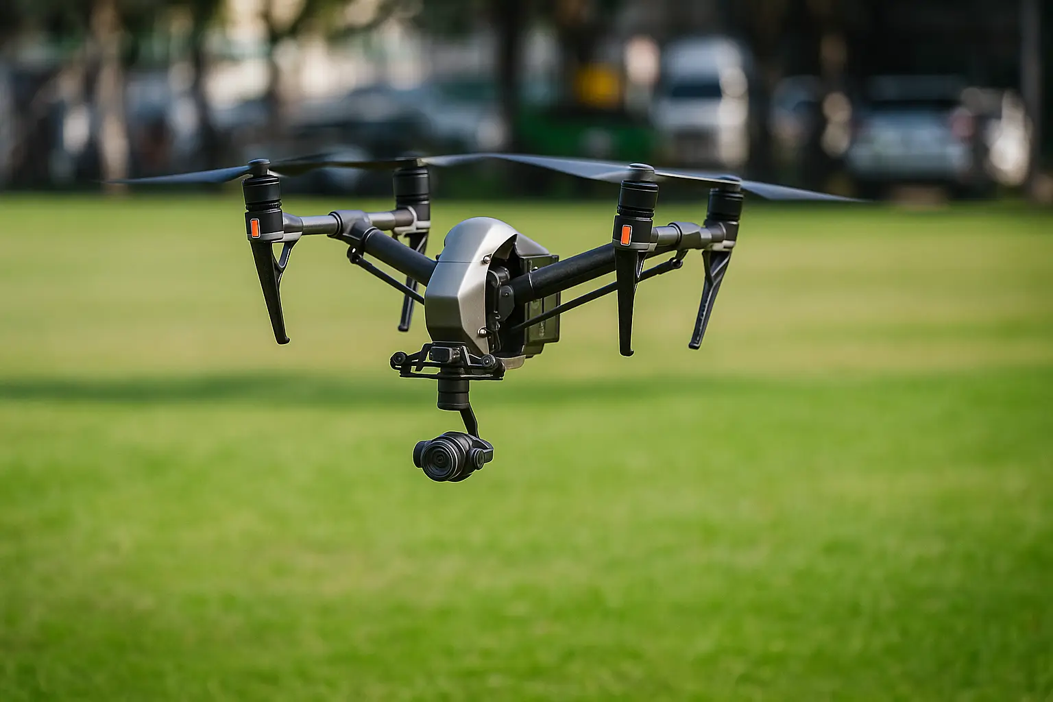 DJI Inspire 3 Pro flying